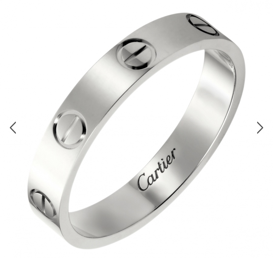 cartier titanium ring