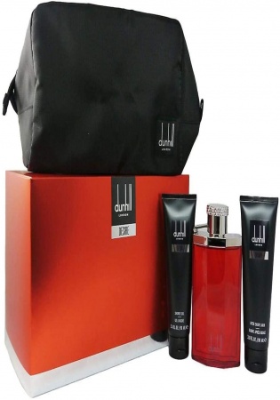Dunhill desire red gift set for men 100ml edt, after shave balm 90ml