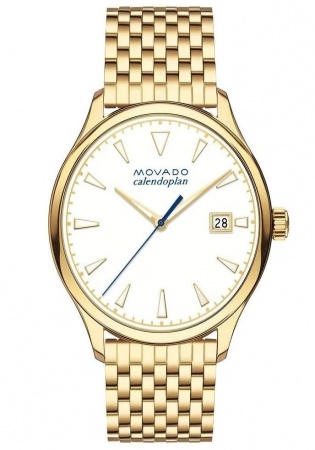 Movado women's 3650046 heritage gold tone stainless steel watch