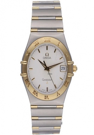 Omega constellation 1212.10.00 steel & 18k yellow gold quartz men's watch