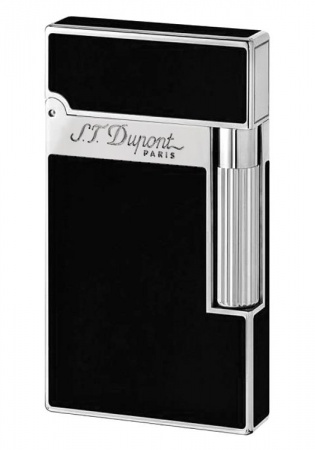 S.t. dupont 016296 lighter line 2 chinese lacquer black