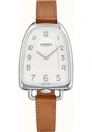 Hermes galop w047873ww00 watch 40.8 x 26 mm