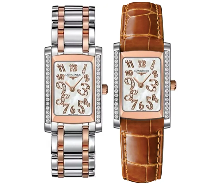 Longines DolceVita 18K Diamond L5.158.5 Watch 25.5mm x 16mm