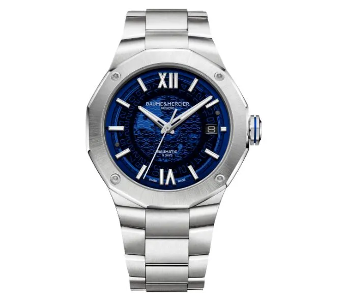 Baume & Mercier Riviera 10616 Automatic Watch Date Display 42MM